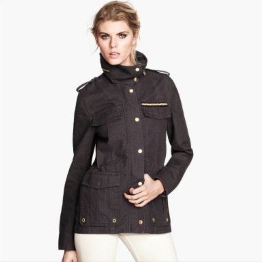 H&M canvas military Jacket
